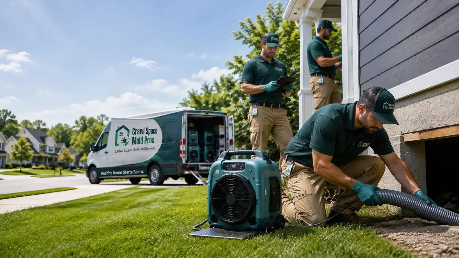 Crawl Space Mold Removal in Byers, CO